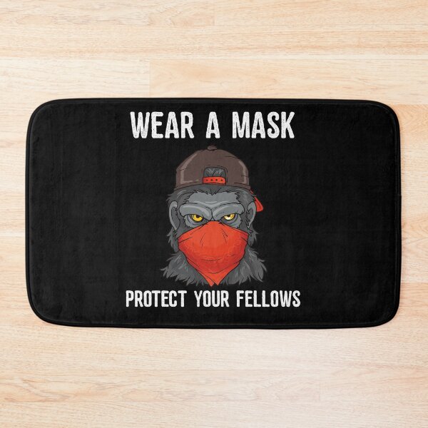 Item preview, Wear A Mask Protect Your Fellows Masked Gorilla Quarantine   designed and sold by BornDesign.
