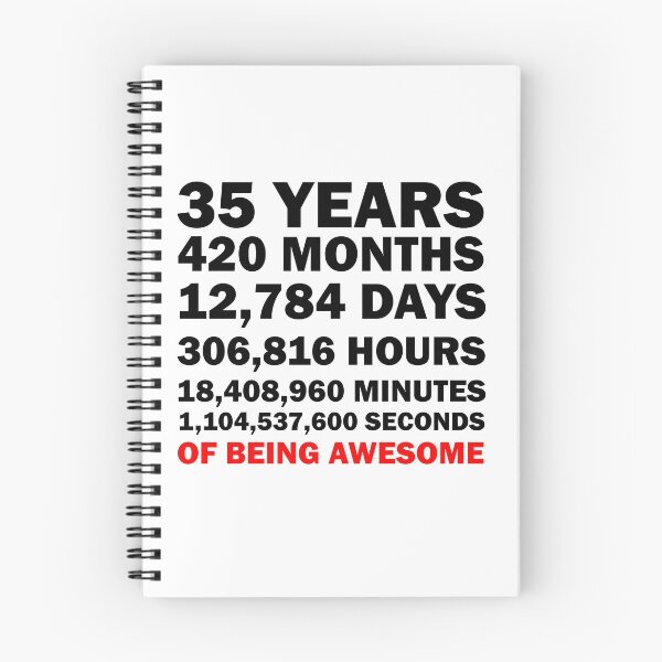 Item preview,  35th birthday ,35 years of being awesome  designed and sold by remonss.
