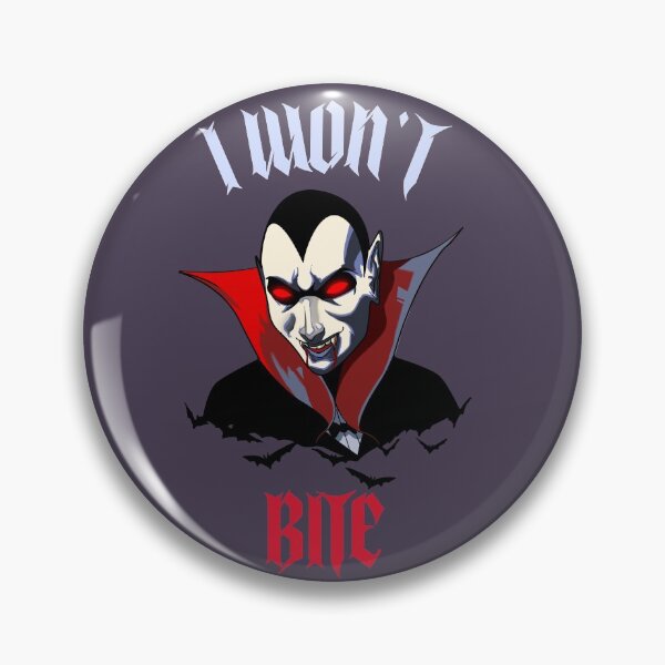 Item preview, I Won't Bite | Funny Cute Halloween Vampire designed and sold by aronia.