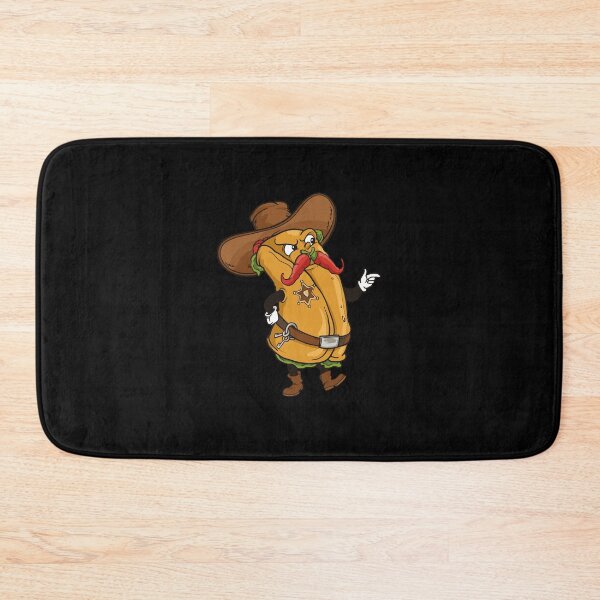 Item preview, Burrito Cowboy Sheriff With Chili Mustache Cinco de Mayo   designed and sold by BornDesign.