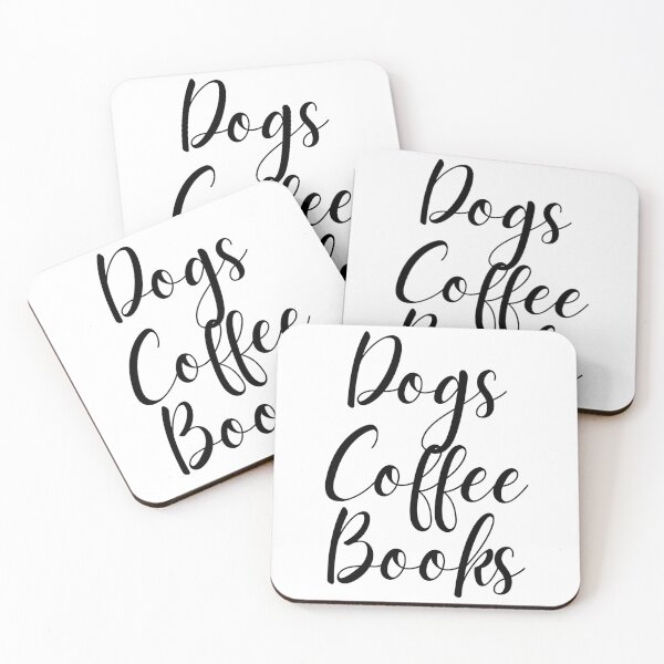 Item preview, Dogs Books And Coffee designed and sold by OneTimeEngineer.