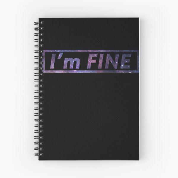 Item preview, I'm fine mental wellbeing designed and sold by Simple Text.