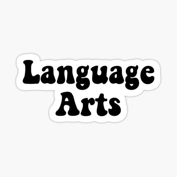 language-arts-class-label-sticker-for-sale-by-giaredbubble-redbubble