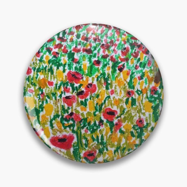 Item preview, Wild oil pastel flower field designed and sold by eliasworld.