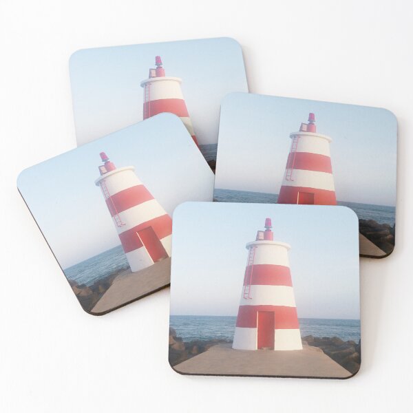Item preview, Lighthouse in Pria da Rocha Portugal Seascape Horizon Photograph. designed and sold by CreatedbyJR.