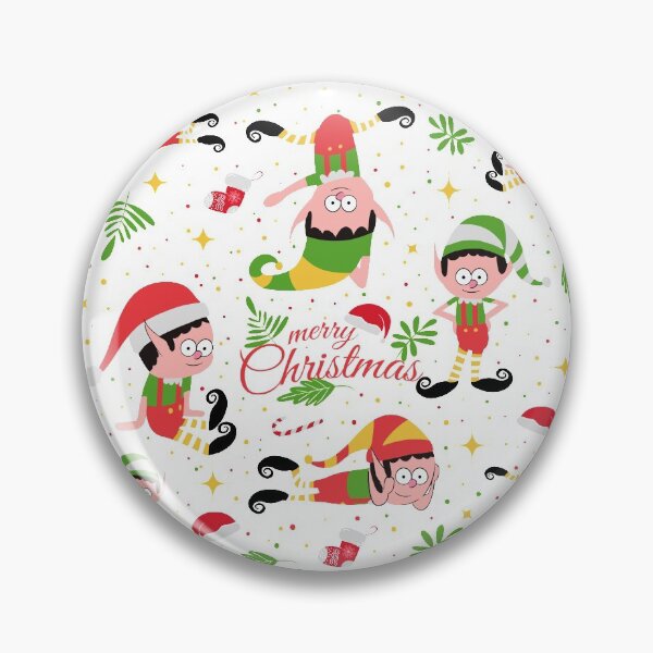 Item preview, Cute Fun Colorful Christmas Elves. Holiday Pattern designed and sold by lipemo.