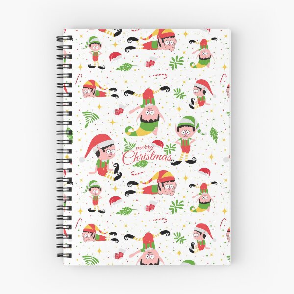 Item preview, Cute Fun Colorful Christmas Elves. Holiday Pattern designed and sold by lipemo.