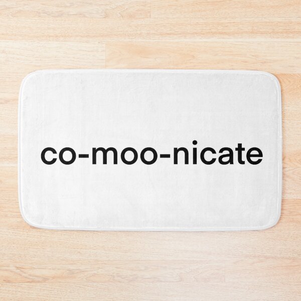 Item preview, Co-Moo-Nicate designed and sold by FriendsList.