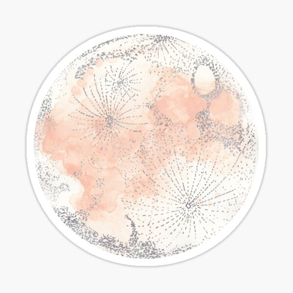 Item preview, Peach Silver Moon designed and sold by ‧͙⁺˚*･༓☾ Moon Saikia ☽༓･*˚⁺‧͙.