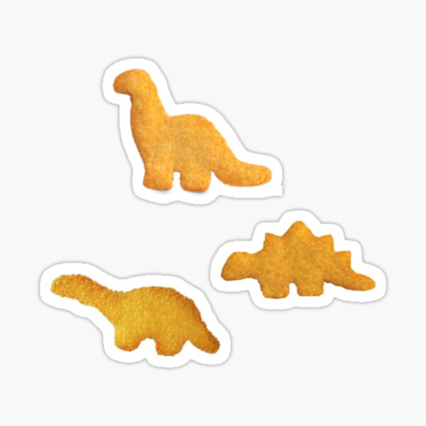 dino nuggies Sticker