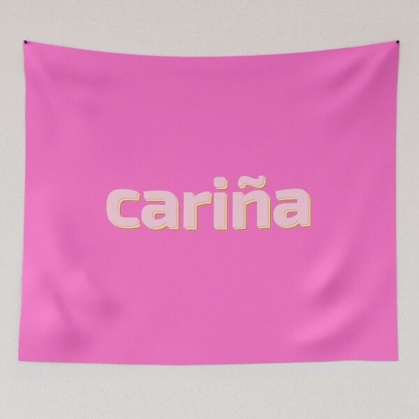 Item preview, Spanish language word 'Cariña' meaning darling, love, sweetheart designed and sold by plumpjose.