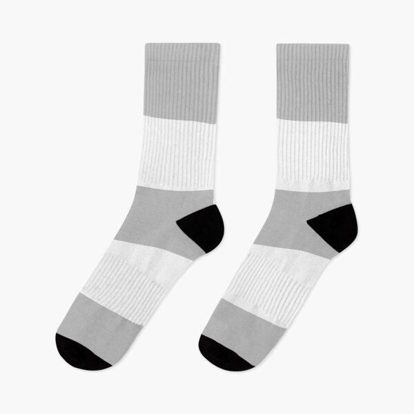 Item preview,  Large SILVER and WHITE Horizontal STRIPES designed and sold by RachelMacht.