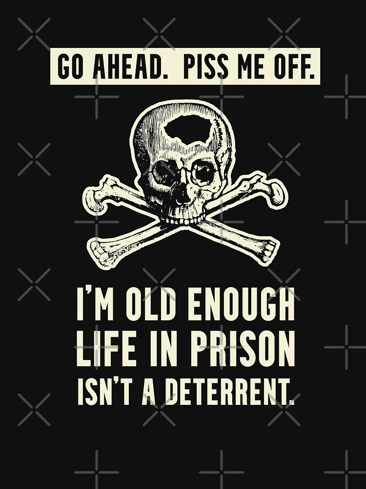 Mens Don't Piss Off Old People T shirt Gift gifts for grandpa shirts  Sarcasm Tee