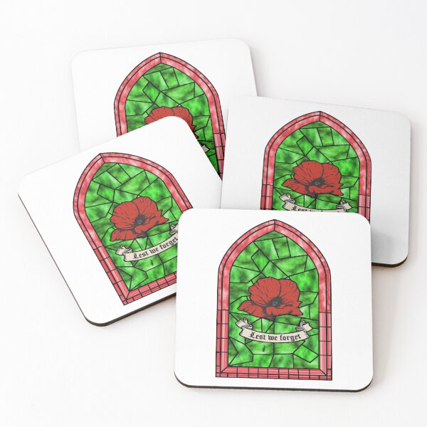 Item preview, Lest We Forget -Stained Glass designed and sold by sirglennbo.