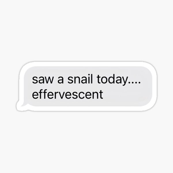 Item preview, Saw A Snail Today Effervescent Twilight designed and sold by lydics.