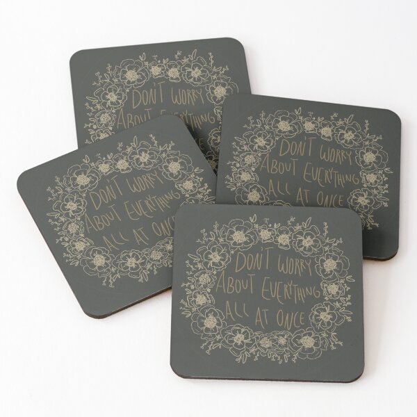Item preview, Don't Worry About Everything All at Once (Gold) designed and sold by Ashley Moen.