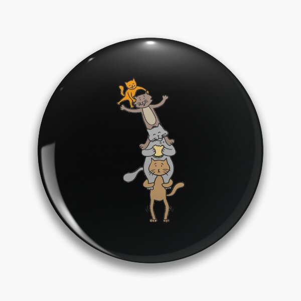 Item preview, Funny awkward cats playing cheerleaders and gymnasts designed and sold by plumpjose.