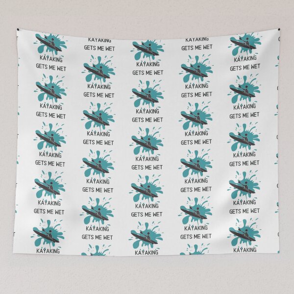 Item preview, Kayaking Gets Me Wet designed and sold by PetitePeche.