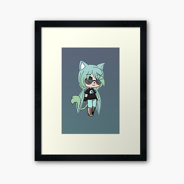 Gacha Life Series Chloe The Tomboy Framed Art Print For Sale By Pignpix Redbubble