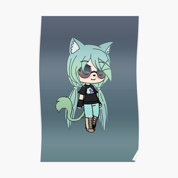 Gacha Life Series Chloe The Tomboy Poster For Sale By Pignpix Redbubble