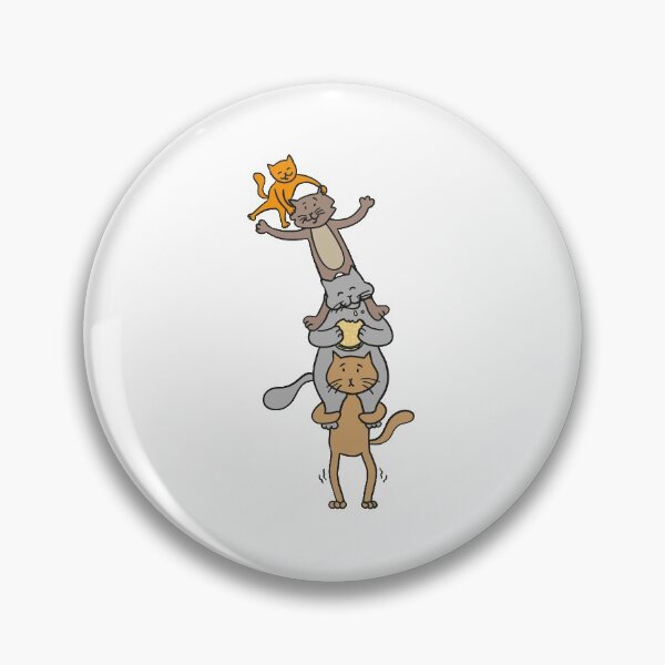 Item preview, Cute awkward kitties playing gymnastics and falling down designed and sold by plumpjose.