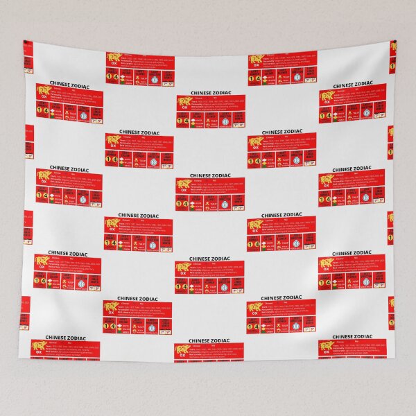 Item preview, Chinese New Year of the Ox - 2021 - Chinese Challigraphy personality designed and sold by My-Queens-Store.