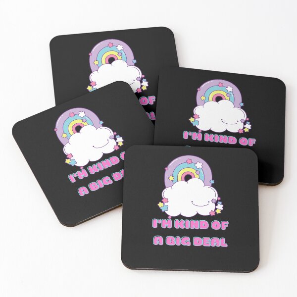 Item preview, I'm Kind Of a Big Deal Cute Pastel Kawaii Rainbow and Stars Goth Emo Alternative designed and sold by RKSDesigns.