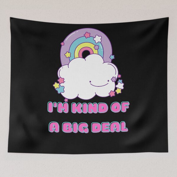 Item preview, I'm Kind Of a Big Deal Cute Pastel Kawaii Rainbow and Stars Goth Emo Alternative designed and sold by RKSDesigns.
