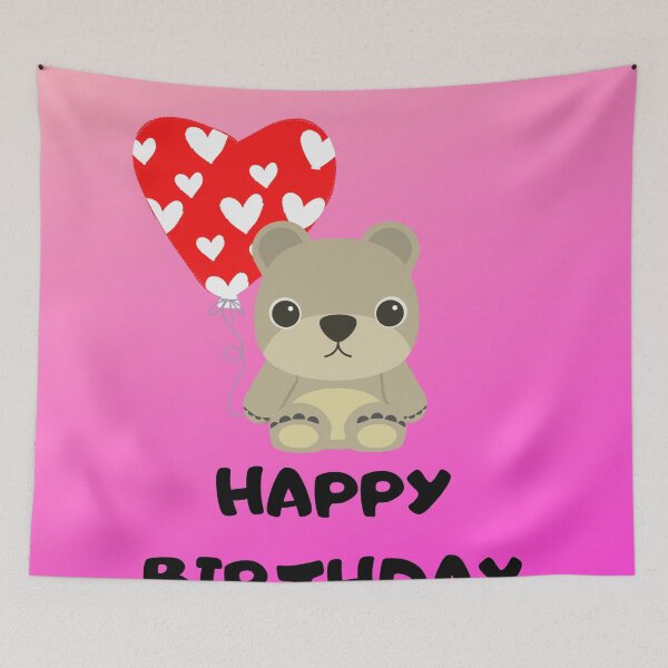 Item preview, HBD teddy designed and sold by OMdesigns93.