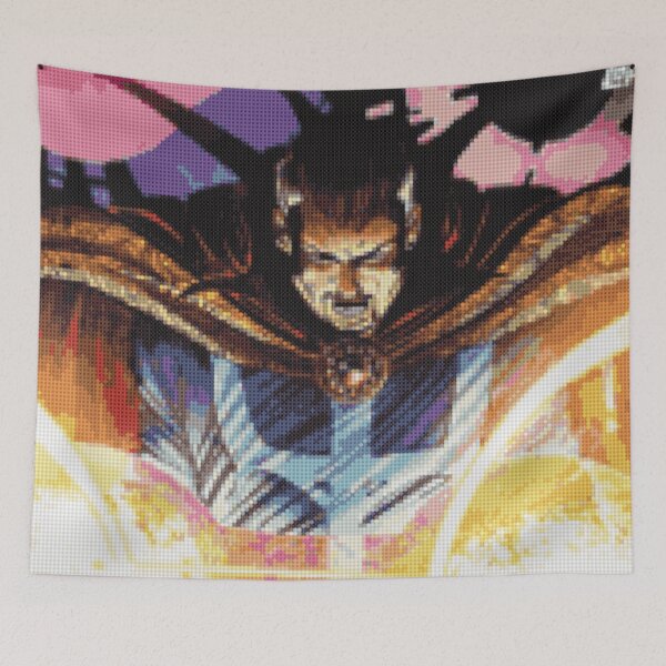 Aperçu de l'œuvre Couverture Pixelated Doctor Strange créée et vendue par Hvll1116.