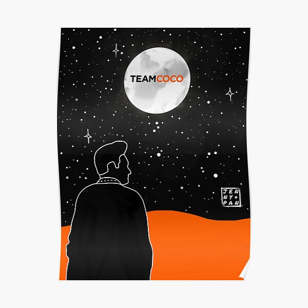 Conan O'Brien Night Sky Poster