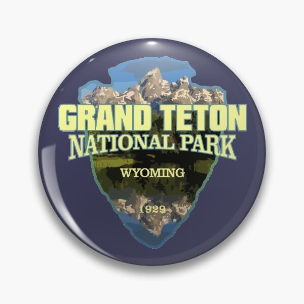 Item preview, Grand Teton National Park (arrowhead) designed and sold by curranmorgan.