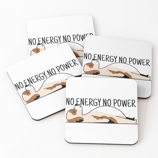 Item preview, no power no energy T-shirt & prints designed and sold by MVD Store.