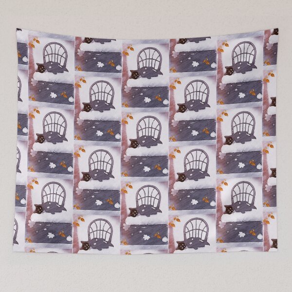 Item preview, Lazy cat  designed and sold by Tonyasartprints.