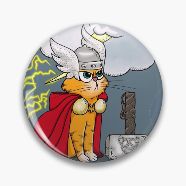 Item preview, Thor Kitty - Thor cat. Customizable cat/dog illlustrations designed and sold by venky-arundhati.