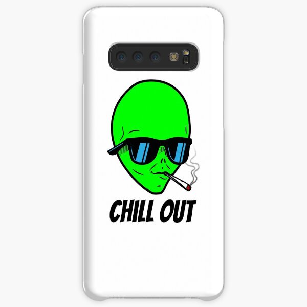 Alien smoking weed Samsung Galaxy Snap Case