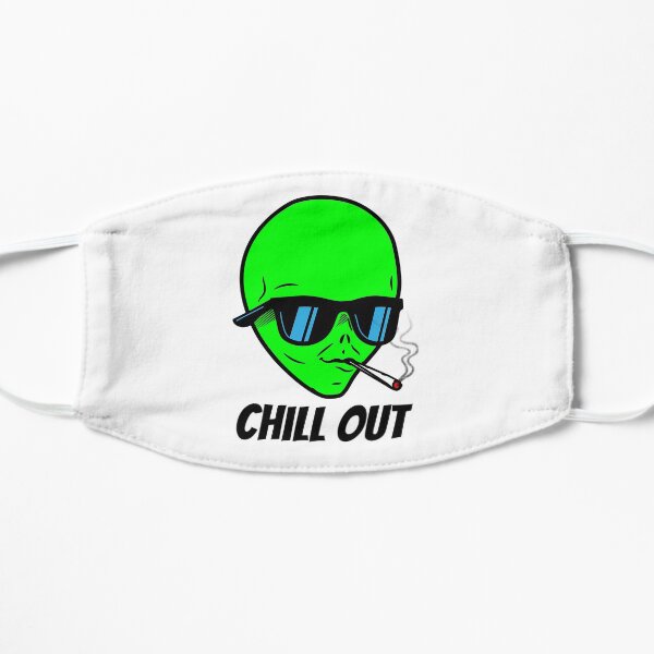 Alien smoking weed Mask