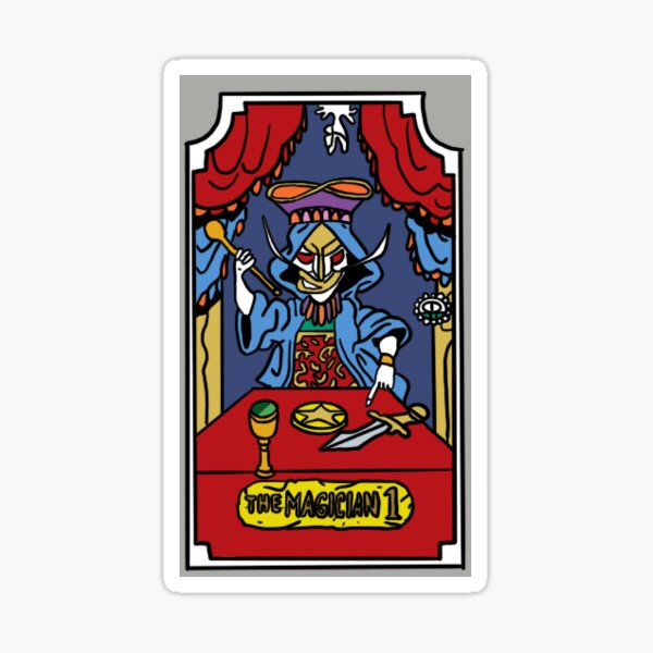 The Magician JoJo Tarot Card Sticker