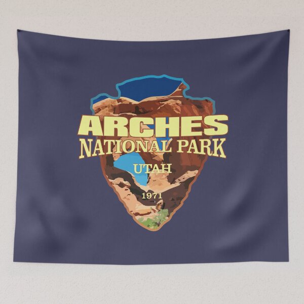 Item preview, Arches National Park (arrowhead) designed and sold by curranmorgan.