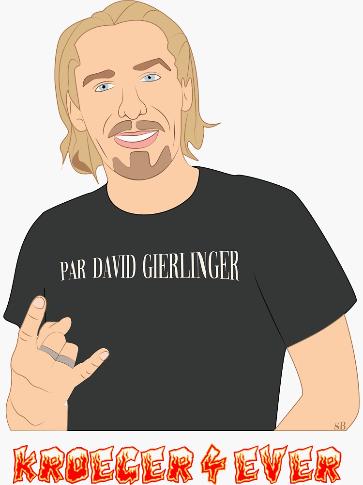 "Kroeger 4ever" Sticker by davidgierlinger Redbubble