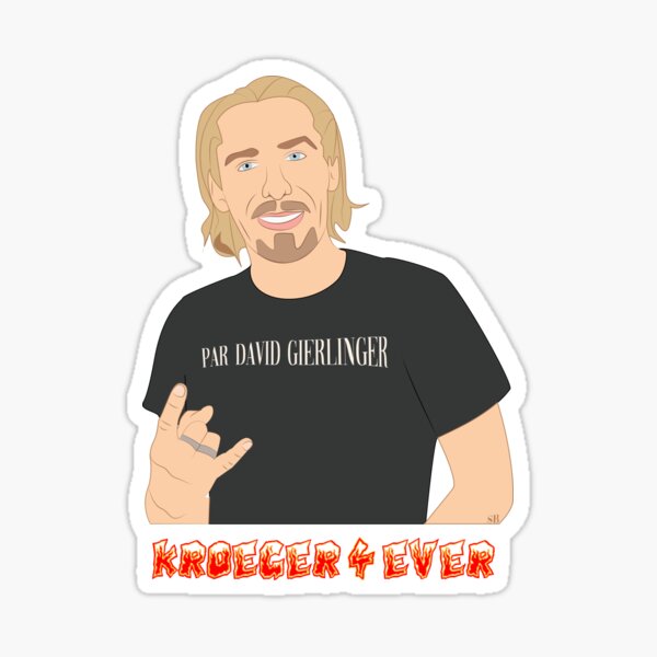 "Kroeger 4ever" Sticker by davidgierlinger Redbubble