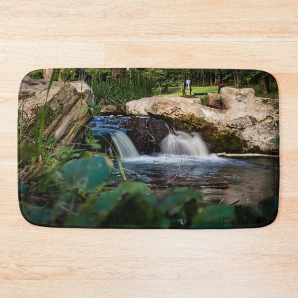 Item preview, Waterfall in Nicolae Romanescu Park designed and sold by Life-s-A-Hike.