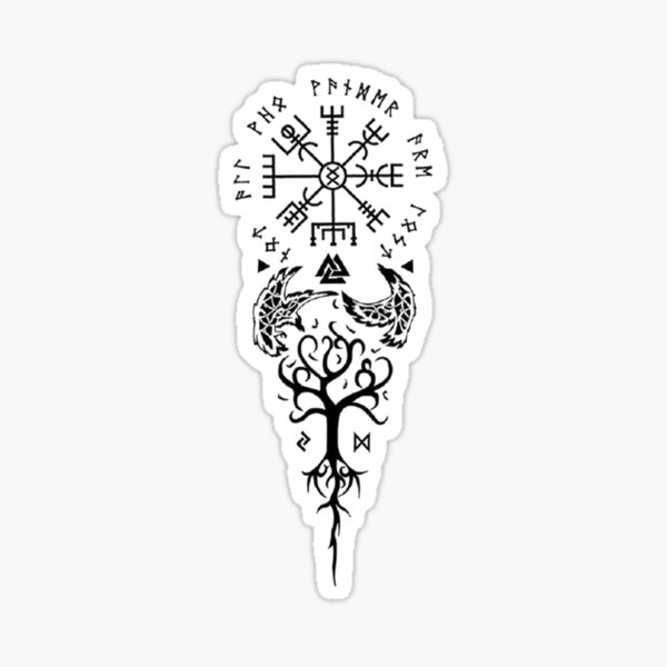 Item preview, Viking Vegvisir - Thor Hummer designed and sold by maliksweity.