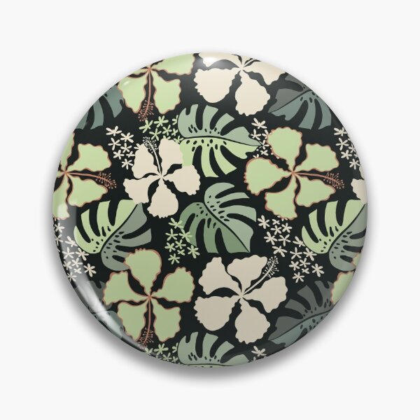 Item preview, Green tropical hibiscus designed and sold by Polanika.