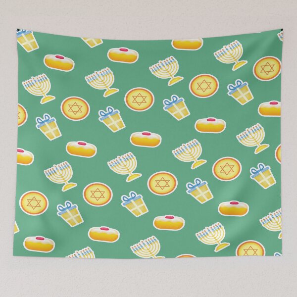 Item preview, Happy hanukkah pattern designed and sold by AnujShah7.