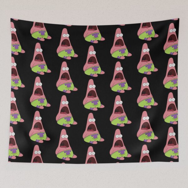 Item preview, Patrick the star meme shocked designed and sold by Omeris.