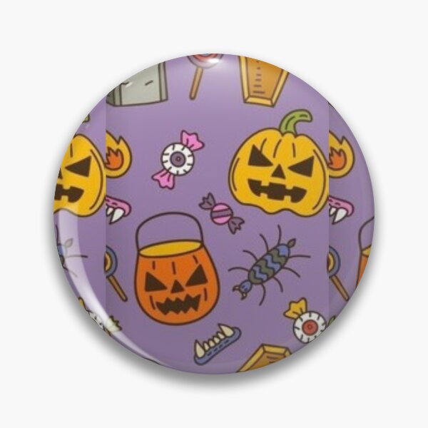 Item preview, Pumpkin lantern, Yellow, Orange, purple, cute Halloween watercolor pattern, boo, witch, candy, bat, witch hat, pumpkin, latest Halloween bestselling, trending designed and sold by August-E.