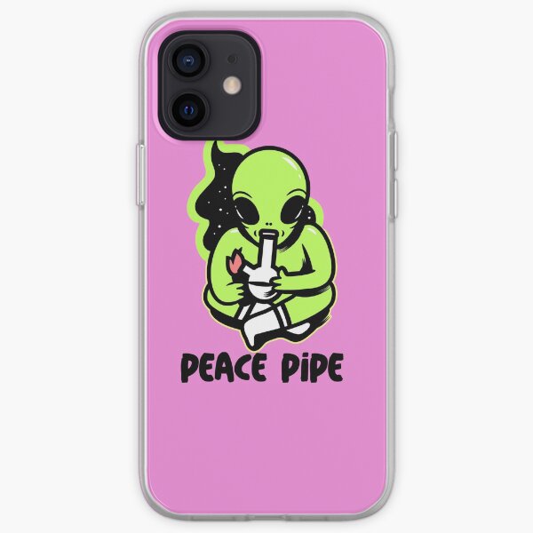 alien smoking bong iPhone Soft Case