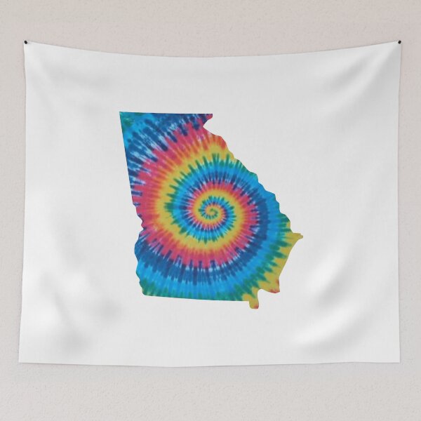Aperçu de l'œuvre Tie Dye Georgia créée et vendue par MadEDesigns.