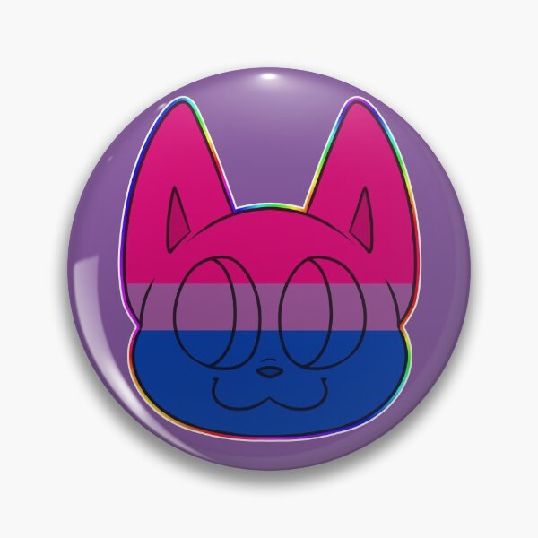 Item preview, Bi cat rainbow border designed and sold by FluffRave.